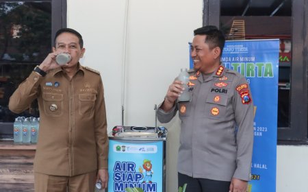 Polresta Malang Kota Sediakan Anjungan Air Minum Gratis, Naikkan Standar Pelayanan Publik